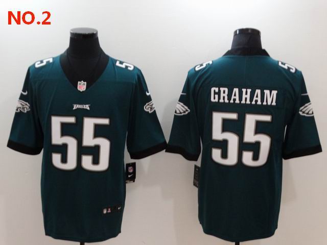 Men's Philadelphia Eagles #55 Brandon Graham Jersey NO.2;